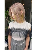 ワク 藤沢店(waku)&nbsp;ハイトーン　ホワイトピンク　インナーカラー