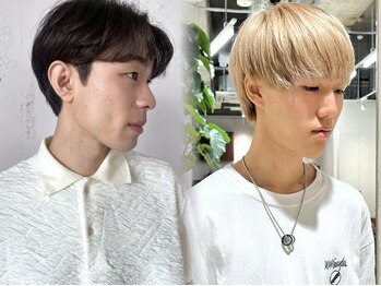 リル 茅ヶ崎(Liru:)の写真/ナチュラルもハイトーンも似合うメンズstyle〔茅ヶ崎/茅ヶ崎駅/メンズ/ハイトーン/ブリーチ/ダブルカラー〕