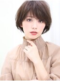 美髪くびれショートハンサムショートショートシースルー前髪