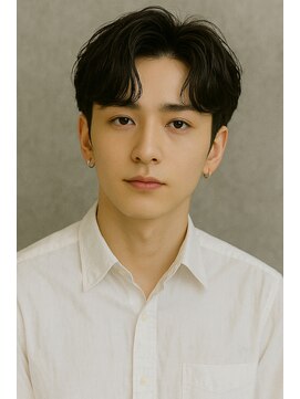 アグ ヘアー アクト 姫路駅前おみぞ筋店(Agu hair act) ブルーカラー 波打ちパーマ 韓国ヘア 1