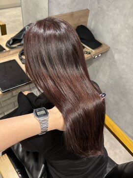 モク(mok) 艶髪！カシスレッドが人気です★yuka