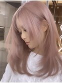 黒髪カタログ/クラゲヘアー/オリーブグレー/銀座駅