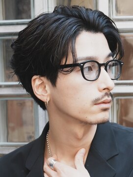 フィフス 渋谷(fifth) センターパートシャドウパーマルーズパーマ波巻きスパイラル渋谷