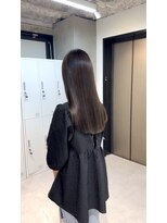 シェノン 梅田(CHAINON)&nbsp;梅田/着物ヘア/大人ガーリー/ダークアッシュ/似合わせカット