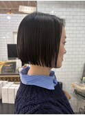 ショートボブ＋艶髪スタイル
