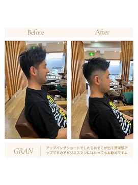 グランバイ アトリエドングリ(Grand × AtlierDonguri) お客様髪質改善データ2020（アップバングショート）