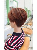 コーラルピンク/ショート/刈り上げ【aalto海老名/海老名駅】