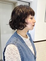 ゼンコー 表参道(ZENKO)&nbsp;レイヤーボブショートパーマボブパーマニュアンスパーマ