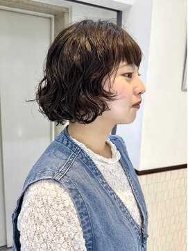 ゼンコー 表参道(ZENKO) レイヤーボブショートパーマボブパーマニュアンスパーマ