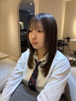 リリー 鷺沼店(RILLY)&nbsp;〈キシタクヘアー〉グレージュ×レイヤーカット・ハッシュカット