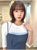 小顔カット顔まわりレイヤー髪質改善ボブヘアボブレイヤーカット