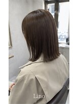 髪質改善Lino hair/縮毛矯正/白髪ぼかし/ハイライト/メンズカット【リノヘア】 ストレートボブ/髪質改善ストレート/髪質改善縮毛矯正