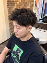 バーバーショップ ネオ セカンド(BARBERSHOP NEO2nd)&nbsp;ツイストパーマ×フェード［宇都宮/バーバー/メンズカット/床屋]