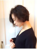 頭の形が綺麗に見えるボブスタイル