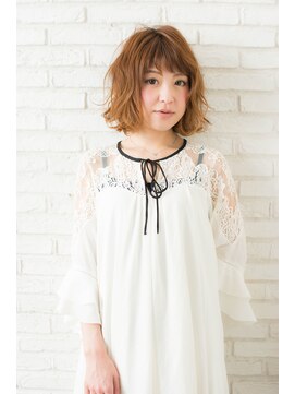 リノ ヘアー デザイン 河原町三条(Lino Hair Design) マッシュベースボブ×赤味を抑えたグレージュカラーで大人可愛い