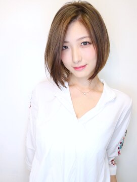 ラウンジ モリオ イケブクロ(Lounge MORIO Ikebukuro) 【morio池袋】 エフォートレス大人のリラックスボブ