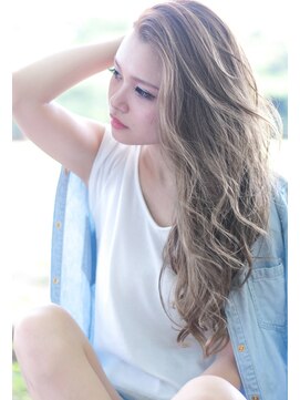 エイト マカビ 沖縄真嘉比店(EIGHT makabi) 【EIGHT 真嘉比】ハイライトグラデーションカラー × グレージュ