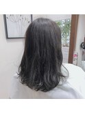 エアリーロング/ヘルシースタイル/アッシュブラック◎30代40代