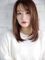 Belle BIANCA 愛されブランジュカラー×シースルーバング　by.林