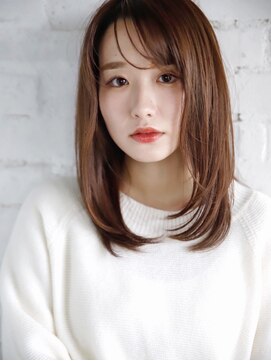 ベルビアンカ(Belle BIANCA) Belle BIANCA 愛されブランジュカラー×シースルーバング　by.林