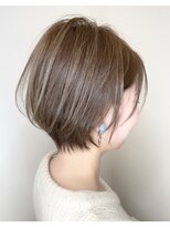 ブルー(BLUE)&nbsp;《Blue》#ハイライトカラー #丸みショートボブ