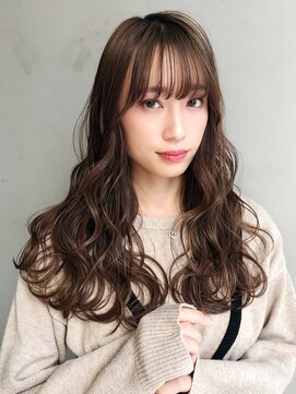 アルバム 銀座(ALBUM GINZA) ゆるロング_ピンクベージュボブルフクールショート_58212