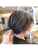 横顔美人ショート　　丸木　崇史/30代/40代/50代/センターパート