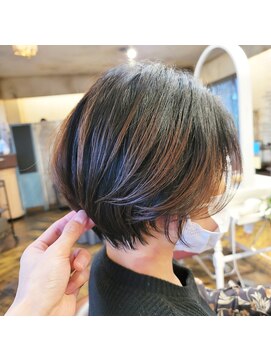 ベレッタ 楠葉店(veretta.) 横顔美人ショート　　丸木　崇史/30代/40代/50代/センターパート