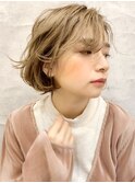 Aラインボブ/マロンベージュ/ニュアンスマッシュ[東銀座/銀座]