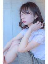 ヘアーアンドビューティストーリア 蒲田店(hair beauty STORIA)&nbsp;【STORIA蒲田店】こなれミディ♪
