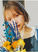 透明感　ヘルシーフラットボブ