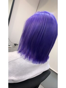 ラフ 難波店(LAFF) #黒髪#ボブルフ#ネビージュ#小顔#ワンレン