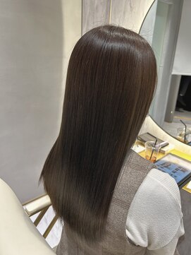 アンサー(answer) "髪質改善で叶える" 艶髪ミディアムスタイル『銀座/個室』