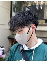 ドルクス 日本橋(Dorcus)&nbsp;波巻きスパイラルパーマ　刈り上げショートマッシュ