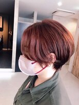 ビーガーデン(B.GARDEN) オレンジベージュ×ハンサムショート