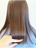 20代30代40代髪質改善カラーアッシュベージュ艶感ストレート