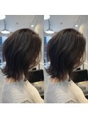 30代40代50代◎大人ナチュラルレイヤーショートボブ 生駒1
