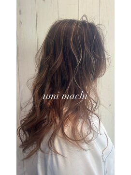 ウミマチ(umi machi) umi machi  only onehighlight（ロング）　2024/4/10