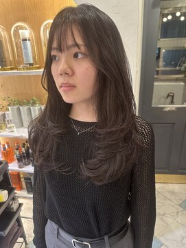 ロンド パルティール 大宮(Lond partir) 前髪カタログアンブレラカラーこなれミディウェーブパーマ大宮