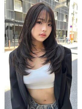 ランズ(LANDS) レイヤーカット 【韓国ヘア 大阪 梅田】