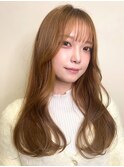 顔まわりレイヤーストカール