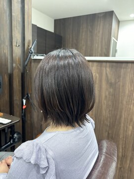 ミミックヘアー(MiMic hair) ナチュラル、くびれボブ【桐生市/桐生/みどり市/ボブ/ショート】
