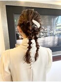 ～Louvre～ヘアセット/ツイン編みろし/タイトアレンジ