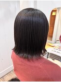 切りっぱなしボブ