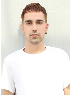 ワースホワイル(WORTH WHILE) 外国人風パーマウルフカルマパーマベリーショートダークアッシュ