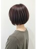 [白髪染め]美艶カラー+カット+[髪質改善]白泥ヘッドスパ20分17400→10900