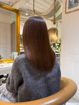 ロンドアベニール 北千住(Lond avenir) イメチェン外ハネボブ美髪ワイドバングレイヤー髪質改善縮毛矯正