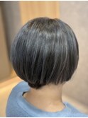 襟足スッキリ軽めショート