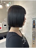 イメチェンヘアスタイル/外ハネボブ/美髪のススメ/ワイドバング