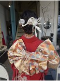 成人式前撮りヘアセット